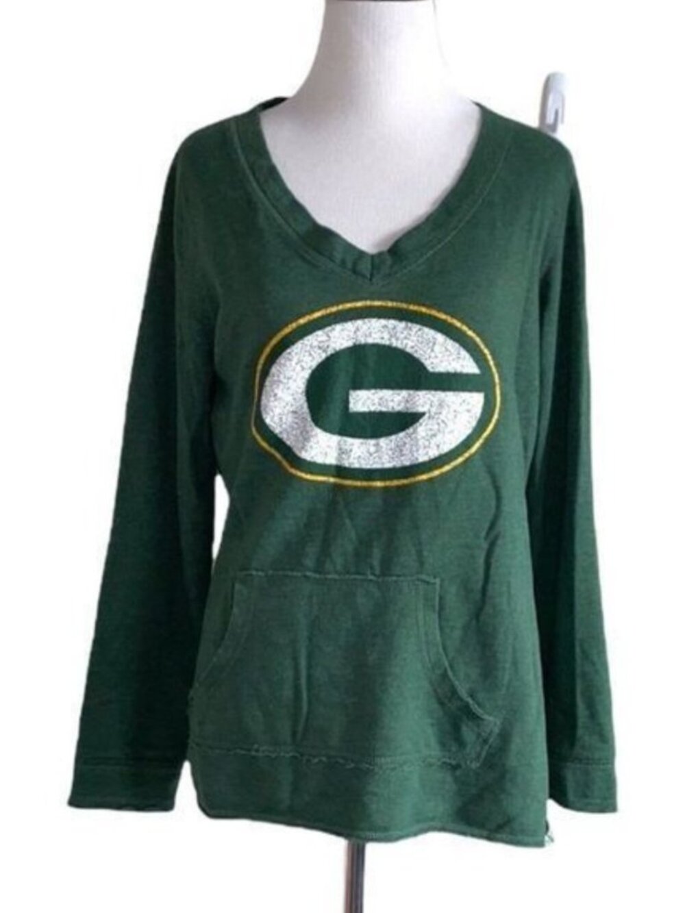 NFL‎ Green Bay packers womens medium v neck sweatshirt
